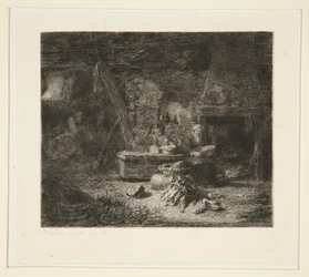Interieur van een Nederlandse Keuken