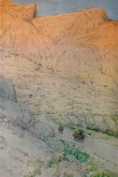 De locatie van het oude Delphi, 1913