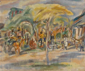 Zuidelijk landschap, 1917