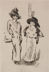 Twee vrouwen op het bal