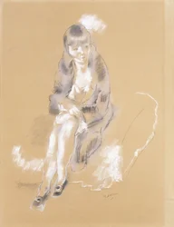 Zittende Vrouw
