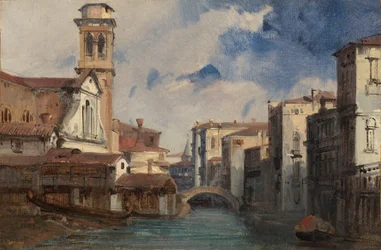 De kerk van San Trovaso, Venetië