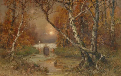 Verwaarloosd Park, 1883