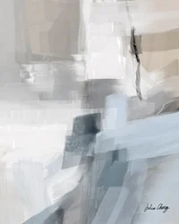 Gedempt blauw, abstract
