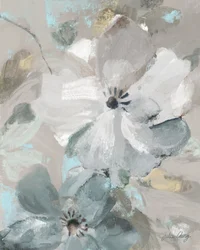 Zachte, abstracte bloemen