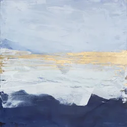 Vredige gouden horizon