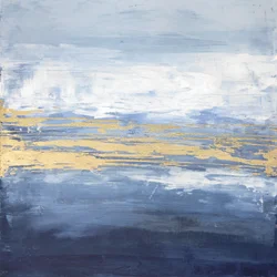 Vredige gouden horizon