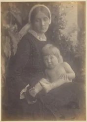 Mevrouw Herbert Duckworth met Gerald Duckworth