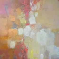 Warme abstracte stroming