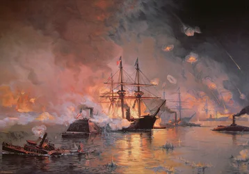 Verovering van New Orleans door Union Flag Officer David G. Farragut, 24 april 1862