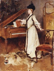 Portret van mevrouw, 1901