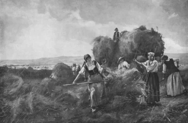 De oogsters, c1885