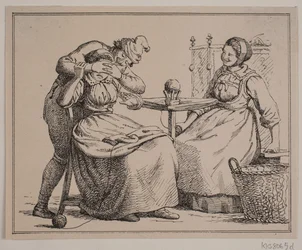 Illustratie voor Afbeeldingen en Verzen van Julius Exner en Christian Winther