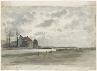 Vaart met een molen