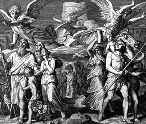Babel, de verspreiding van de nakomelingen van Noach