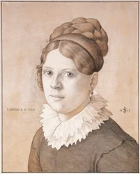Portret van Henriette Schnorr von Carolsfeld, 1817
