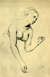 Halfnaakte vrouw, 1821, 1943