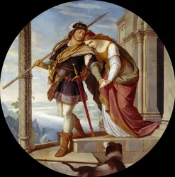 Siegfrieds Afscheid van Kriemhild