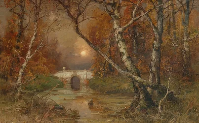 Een park. 1883
