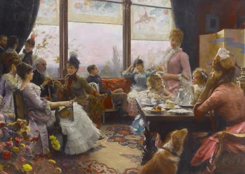 Vijf uur thee, 1883-1884