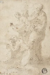 Een groep figuren, c.1649