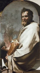 Elia of Elias de profeet - De profeet Elia. Schilderij van Jusepe de Ribera, genaamd lo Spagnoletto (1591-1652)