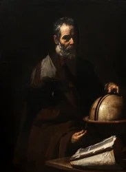 Filosoof met een globe (Anaxagoras?)
