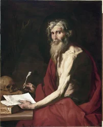 Sint Hiëronymus Schilderij van Jusepe