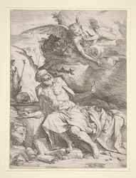 Sint Hiëronymus met de Engel