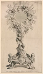 Zilveren Monstrans Uitgevoerd in 1727