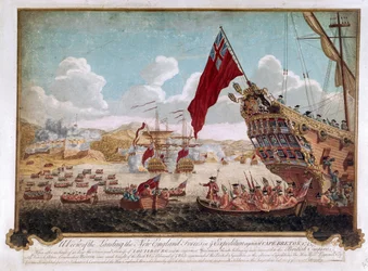 De verovering van Louisbourg, 1745
