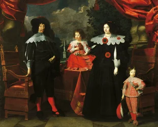 Italië, Modena, De Familie van Francesco I d