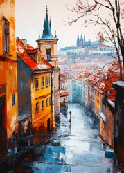 Reflecties over de straten van Praag