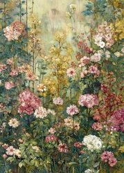 Kleurrijke bloementuin