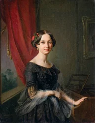 Pools: Portret van Józefa Sługocka, née Bromirska