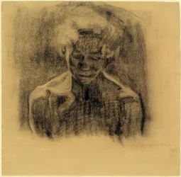 K. Kollwitz, Vrouwelijke halfnaakt