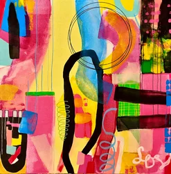 Kleurrijke abstracte vormen