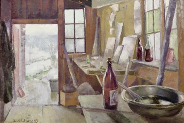 Het kunstschoolatelier, Modum