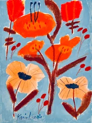 Levendig bloemenmotief