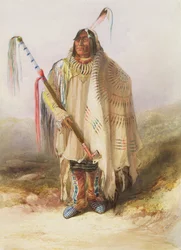 Pehriska-Ruhpa, Hidatsa krijger