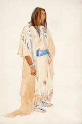 Piegan Blackfoot-vrouw