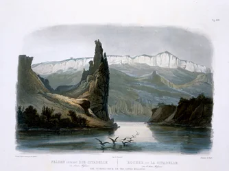 De Citadel Rock aan de Upper Missouri, plaat 18 uit Volume 1 van 