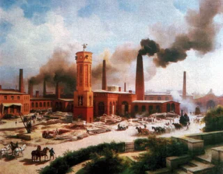 Borsigs instituut voor werktuigbouwkunde in Berlijn