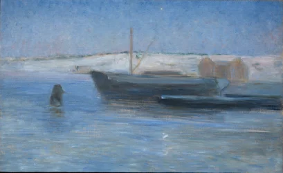 Oude lichten bij de ingang van Stockholm