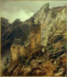 Rotslandschap: Kloof met Ruïnes