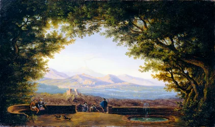 Altan met wijds vergezicht (kopie naar Karl Friedrich Schinkel)