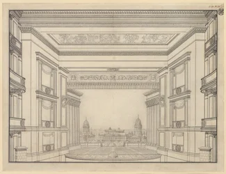 Berlijn. Schauspielhaus aan de Gendarmenmarkt, toneel