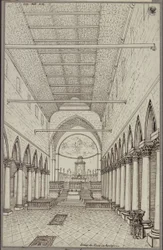 Het interieur van de kathedraal van Aquileia