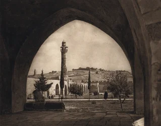 Jeruzalem, Uitzicht op de Olijfberg vanaf de Tempelplaats