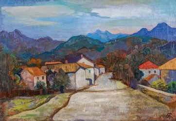 Dorpsstraat in Ticino